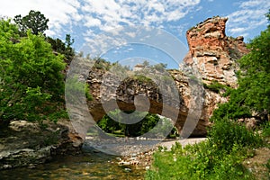 Ayres Natural Bridge Park Converse County Wyoming LaPrele Creek