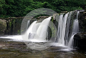 Aysgarth waterfall in Yorkshire Dales