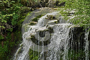 Aysgill Force Waterfall, Hawes, Yorkshire Dales, UK photo