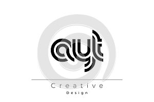 AYT Creative Unique Modern Letter Logo Design