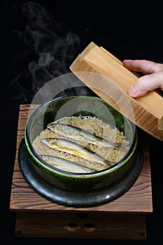 Ayu meshi, Japanese sweetfish pilaf