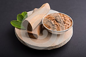 Ayurvedic chandan lape or lep or sandalwood paste