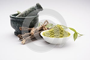 Ayurvedic neem products like paste, powder, oil, juice, tooth care