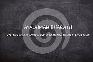 Ayushman Bharath Modi care is the insurance for people of India by Government of India.