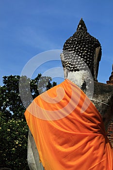 Ayuthaya buddha image (back)