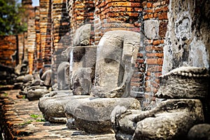 Ayutthaya Historical Park, Ayutthaya, Thailand.