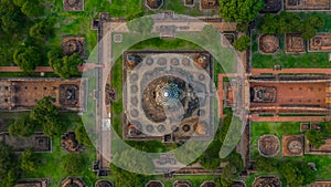 Ayutthaya Historical Park, Phra Nakhon Si Ayutthaya, Ayutthaya, Thailand, view from above