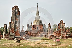 Ayutthaya ruins.