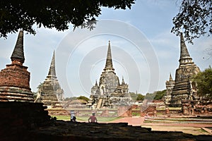 Ayutthaya ruins.