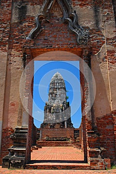 Ayutthaya ruins, buddhist temple