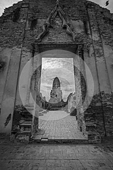 Ayutthaya temple in Thailand