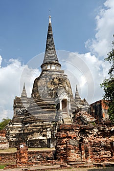 Ayutthaya, Thailand: Chedis at Wat Phra Si Sanphet