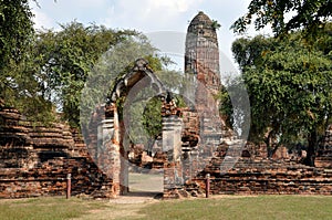 Ayutthaya,Thailand: Wat Phra Ram Ruins