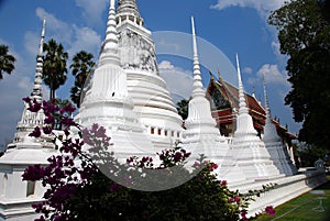 Ayutthaya, Thailand: Wat Suwandararam Chedis