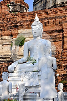 Ayutthaya, Thailand: Wat Yai Chai Mongkhon Buddhas