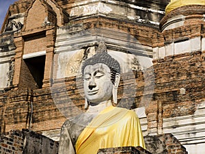 Ayutthaya Wat Yai Chai Mongkon photo