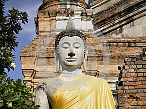 Ayutthaya Wat Yai Chai Mongkon photo