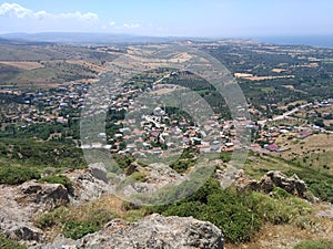 Ayvacik, aegean sea area.kosedere village. Turkey, Summer 2019