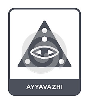 ayyavazhi icon in trendy design style. ayyavazhi icon isolated on white background. ayyavazhi vector icon simple and modern flat