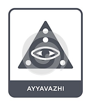 ayyavazhi icon in trendy design style. ayyavazhi icon isolated on white background. ayyavazhi vector icon simple and modern flat photo