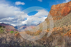 AZ-Grand Canyon-Bright Angel Trail near Indian Gardens