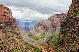 AZ-Grand Canyon National Park-S Rim-Bright Angel Trail