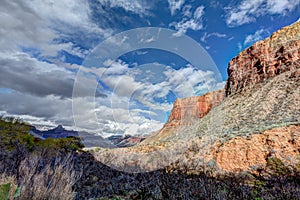 AZ-Grand Canyon National Park-S Rim-Bright Angel Trail