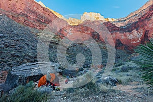 AZ-Grand Canyon National Park-Tonto Trail west .