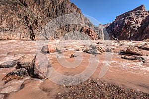 AZ-Grand Canyon National Park-Tonto Trail west to Monument