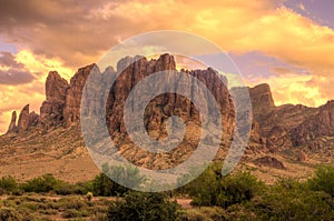 AZ-Superstition Mountain Wilderness-Lost Dutchman State Park