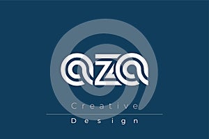 AZA Creative Unique Modern Letter Logo Design