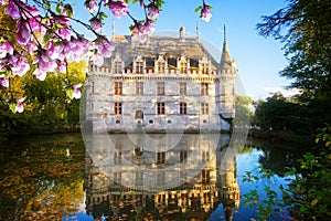 Azay-le-Rideau castle, France