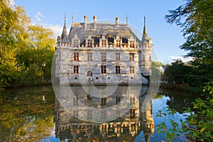 Azay-le-Rideau castle, France