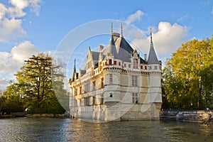 Azay-le-Rideau castle, France