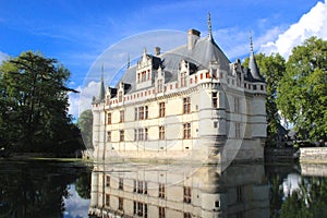 Azay-le-Rideau Castle, Pays de la Loire,  France