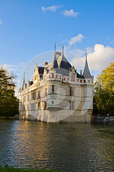 Azay-le-Rideau chateau, France