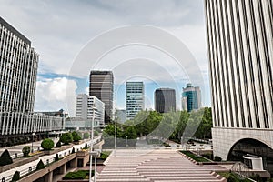 AZCA business district in Madrid photo