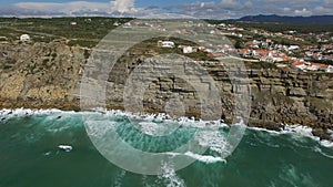 Azenhas do Mar Sintra. Lisbon view from above