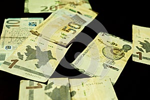 Azerbaijan Currency Manat money background