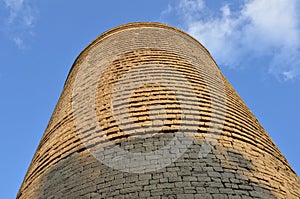 Maidens tower landmark in baku azerbaijan. The Maiden Tower also known as Giz Galasi, located in the Old City in Baku, Azerbaijan photo