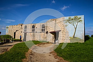 Azeville battery bunker. Normadia, France. German defensive location in the Second World War