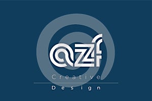 AZF Creative Unique Modern Letter Logo Design