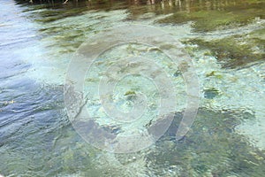 Azmak river in Akyaka district of Mugla.