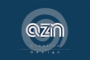 AZN Creative Unique Modern Letter Logo Design