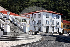 Azores, Sao Jorge, Velas, stairs to shoppingstreet photo