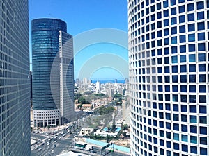 Azrieli Skyscrapers, Tel Aviv, Israel