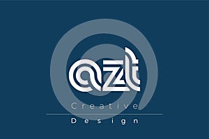 AZT Creative Unique Modern Letter Logo Design