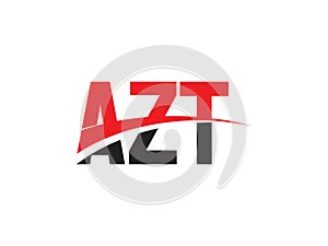 AZT Letter Initial Logo Design Vector Illustration photo