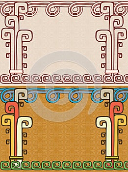 Aztec background photo