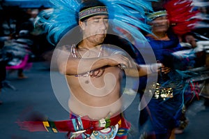 Aztec dancer